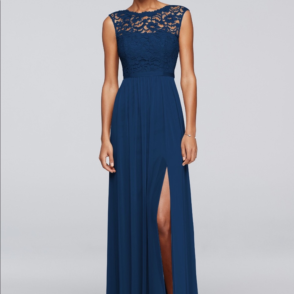 Marine size 10 bridesmaid dress